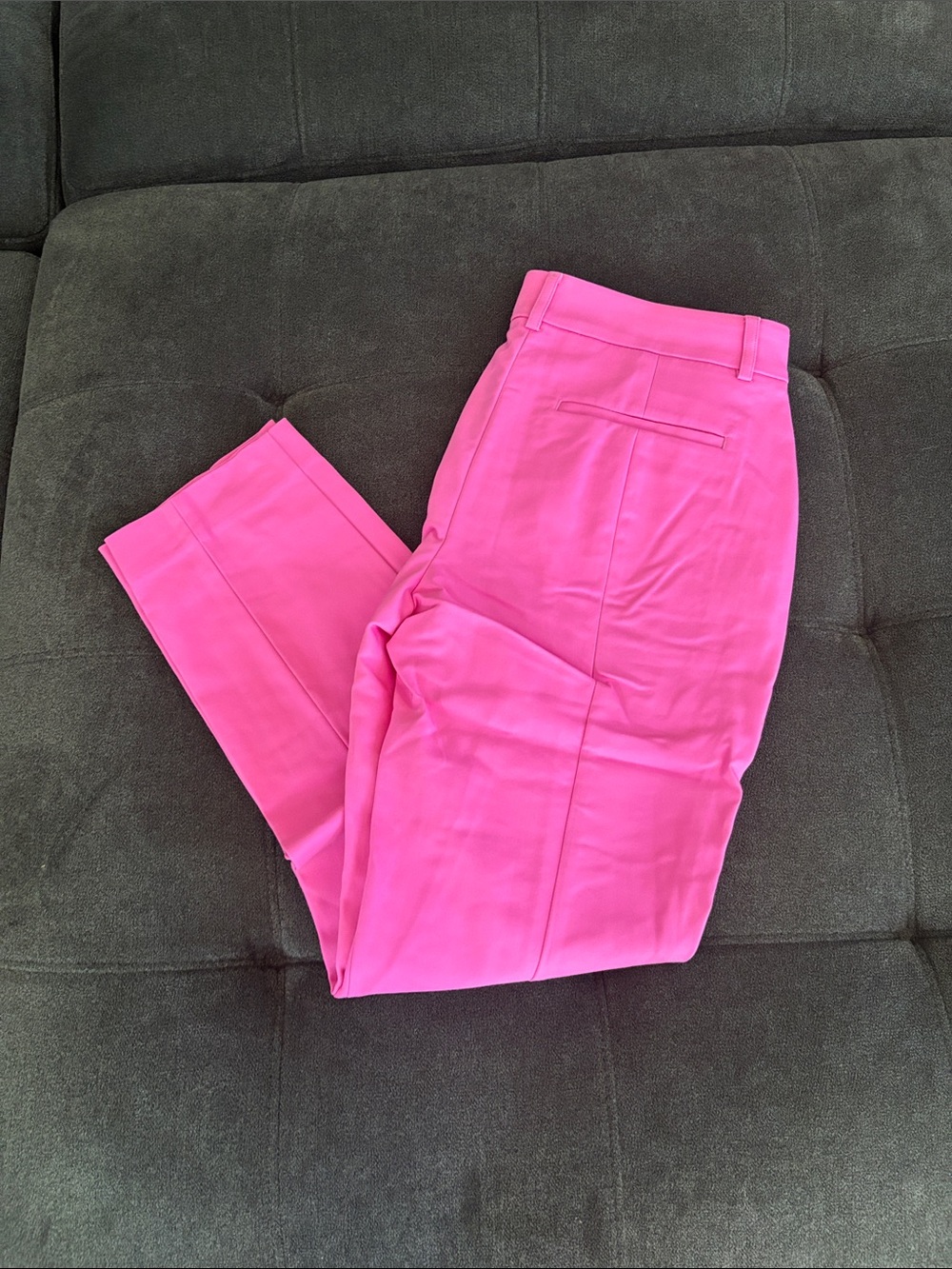 Express Hot Pink Cropped Ankle Pants